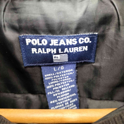 ポロジーンズ RL POLO JEANS CO. ジップフライ ダウンジャケット レディース import:L