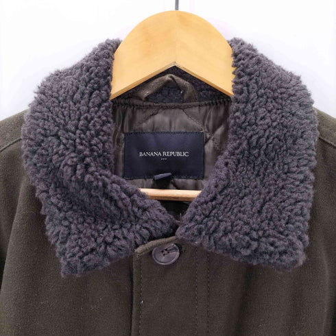 バナナリパブリック BANANA REPUBLIC 裏地キルティング 襟ボア ジャケット メンズ JPN:M