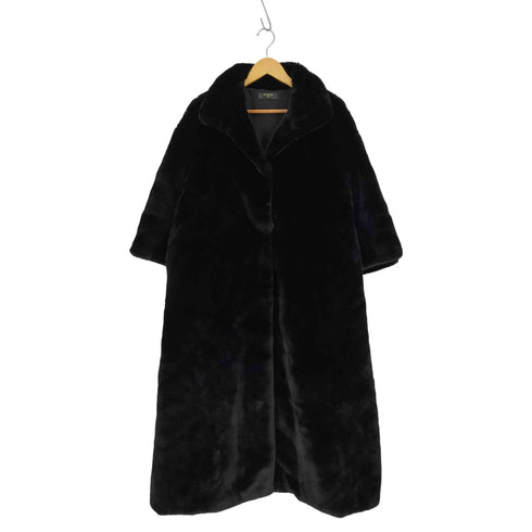 HEURUEH エコファー ロングコート レディース import:M