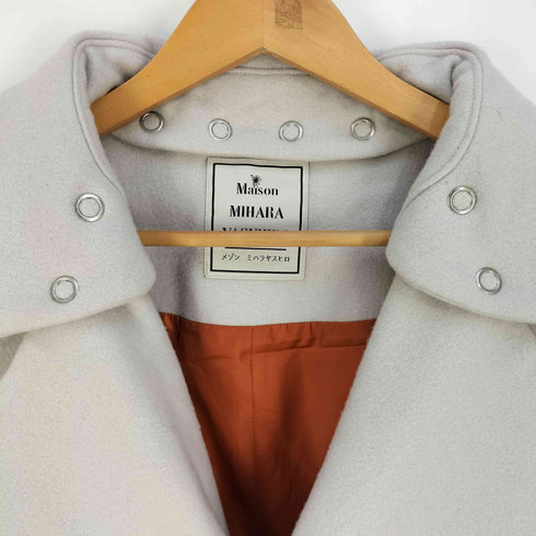 メゾンミハラヤスヒロ Maison MIHARA YASUHIRO スナップボタン デザイン ウール 中綿 トレンチコート メンズ FREE