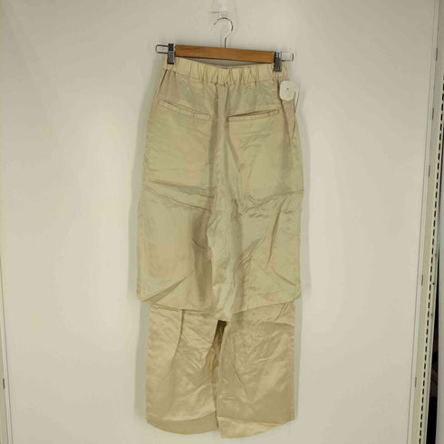 アンデコレイテッド undecorated CU SATIN LAYERD PT キュプラサテンレイヤードイージーパンツ レディース FREE