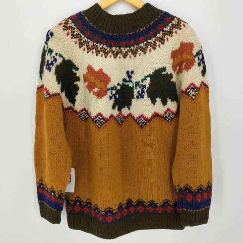 ギャップ Gap 90S OLD HANDKNIT ハンドニット ノルディック ニット レディース import:M