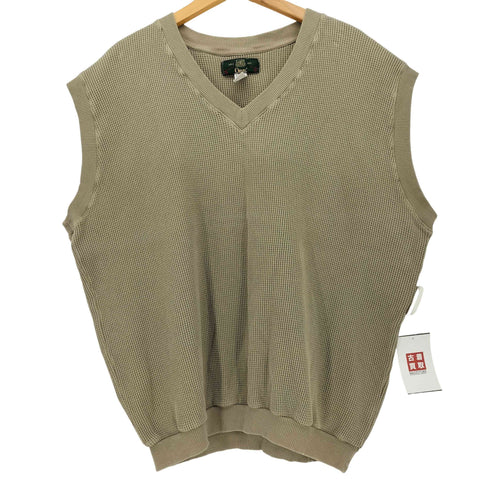 オービス ORVIS 90S Vネック リブ コットン ベスト メンズ import:L