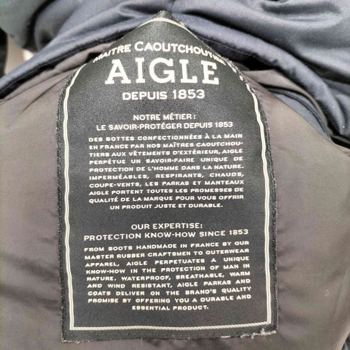 エーグル AIGLE 2018 THERMOLITE ジップアップフーディ 中綿ジャケット メンズ import:M