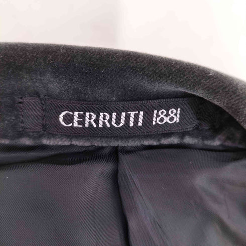 チェルッティ CERRUTI 1881 1B ベロアテーラードジャケット NIEDECK VELVET メンズ