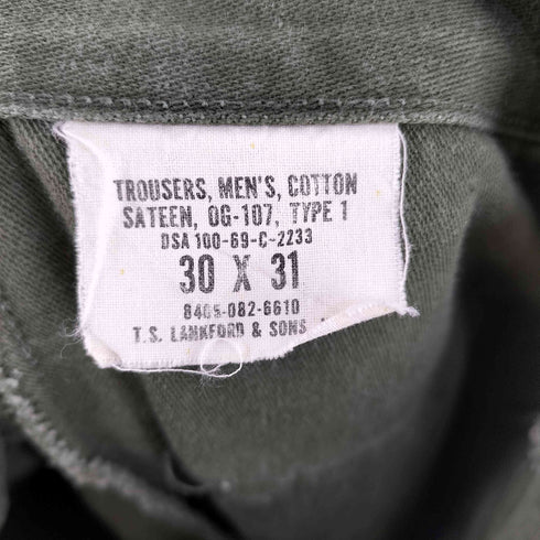 ユーエスアーミー U.S. ARMY trousers 8405-082-6610 ベイカーパンツ ファティーグパンツ メンズ 30 31