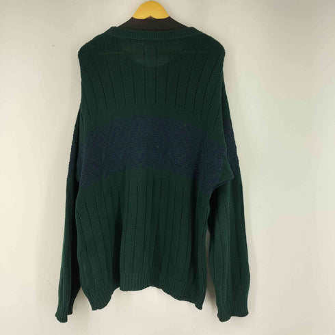 エディーバウアー Eddie Bauer 90-00S MADE IN USA 総柄 コットンニット メンズ JPN:XL