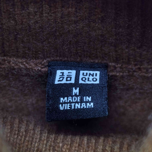 ユニクロ UNIQLO カシミヤタートルネックセーター レディース JPN:M