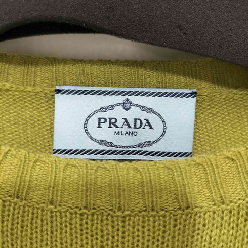 プラダ PRADA サイドスリット カシミヤニット レディース 38