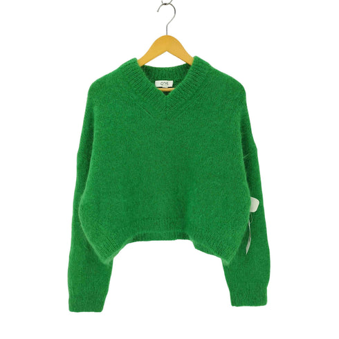 コス COS CROPPED V-NECK MOHAIR JUMPER レディース import:S