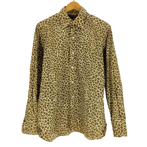 レットイットライド Let it Ride レオパード 総柄 レギュラーカラー シャツ メンズ import:M