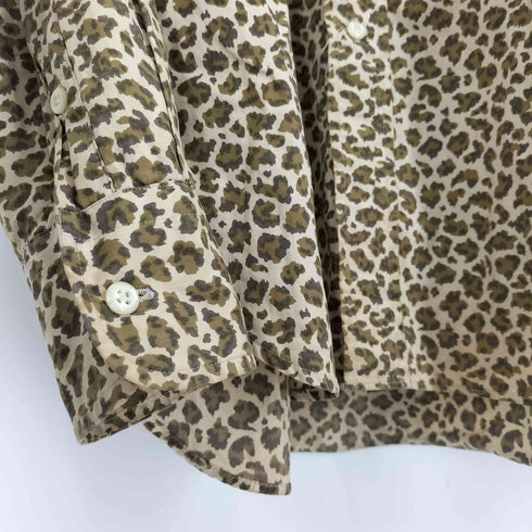 レットイットライド Let it Ride レオパード 総柄 レギュラーカラー シャツ メンズ import:M