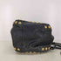 モスキーノ MOSCHINO Black Red Heart-Appliqued & Studded Shoulder Bag レディース