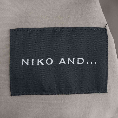 ニコアンド niko and... オーバートレンチコート メンズ FREE