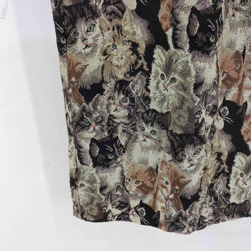 猫柄 ゴブランスカート レディース JPN:M