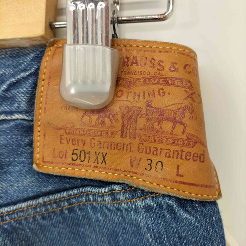 リーバイスヴィンテージクロージング Levis Vintage Clothing 1915年復刻モデル 501XX ボタンフライデニム パッチワーク ダメージ加工 メンズ W30