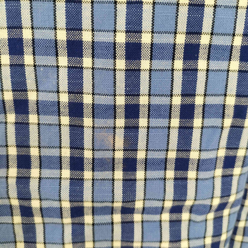 アイジュンヤワタナベコムデギャルソンマン eYe JUNYA WATANABE COMME des GARCONS MAN AD2017 17SS デニムドッキング プルオーバーチェックS/Sシャツ メンズ JPN:M