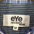 アイジュンヤワタナベコムデギャルソンマン eYe JUNYA WATANABE COMME des GARCONS MAN AD2017 17SS デニムドッキング プルオーバーチェックS/Sシャツ メンズ JPN:M