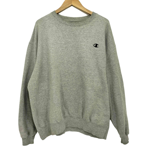 チャンピオン Champion ECO AUTHENTIC 目あり 刺繍 クルーネック スウェット メンズ 3XL
