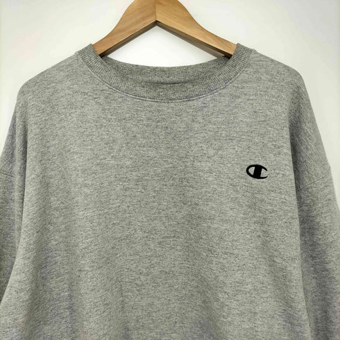 チャンピオン Champion ECO AUTHENTIC 目あり 刺繍 クルーネック スウェット メンズ 3XL