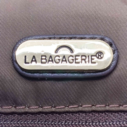 LA BAGAGERIE 拡張迷彩ナイロンハンドバッグ レディース