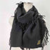 グレンプリンス Glen Prince スコットランド製 LAMBSWOOL フリンジマフラー レディース