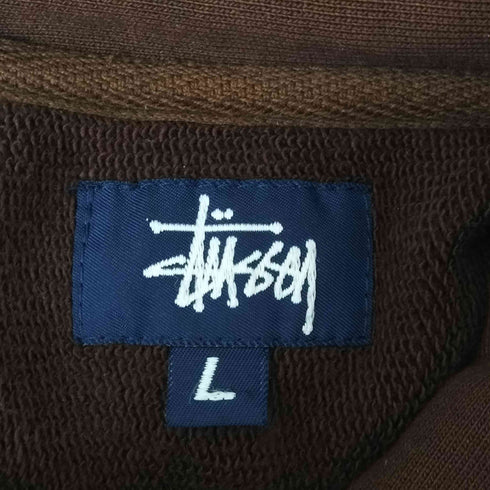 ステューシー Stussy 復刻 ロゴ刺繍 フルジップスウェット メンズ import:L