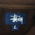 ステューシー Stussy 復刻 ロゴ刺繍 フルジップスウェット メンズ import:L