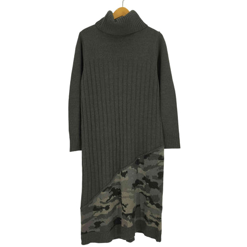 アヴィレックスベル AVIREX Belle TURTLE SWITCHING CAMO KNIT ONEPIECE タートル スウィッチング カモ ニット ワンピース レディース import:S
