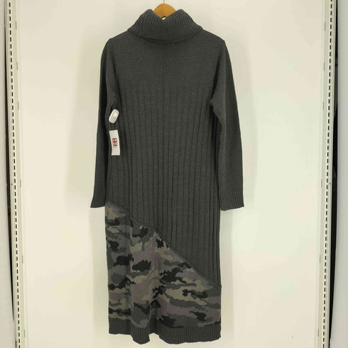 アヴィレックスベル AVIREX Belle TURTLE SWITCHING CAMO KNIT ONEPIECE タートル スウィッチング カモ ニット ワンピース レディース import:S