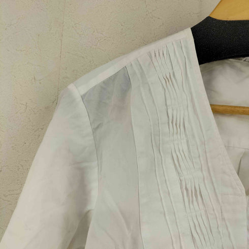 ロクビューティーアンドユースユナイテッドアローズ 6 BEAUTY & YOUTH UNITED ARROWS V NECK TUCK SHIRT 2 レディース