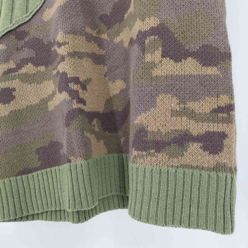 アヴィレックスベル AVIREX Belle TURTLE SWITCHING CAMO KNIT ONEPIECE タートル スウィッチング カモ ニット ワンピース レディース import:S