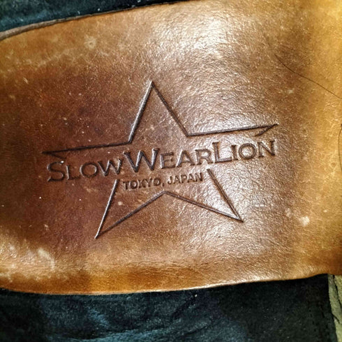 SLOWWEARLION スエードレザーオックスフォードブーツ ブラック メンズ JPN:L