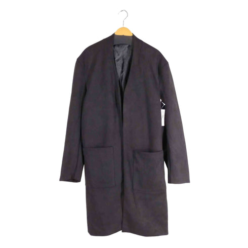 ザラ ZARA スエードトレンチコート メンズ import:L