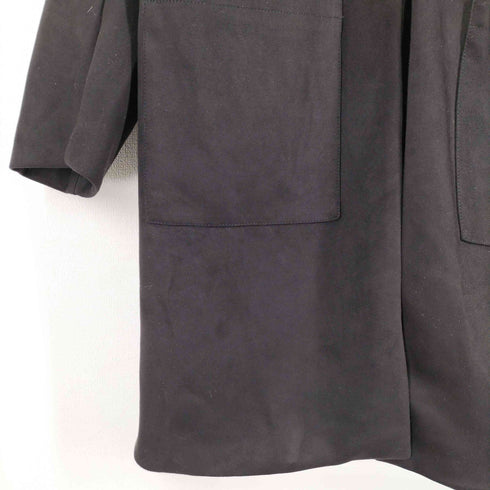 ザラ ZARA スエードトレンチコート メンズ import:L