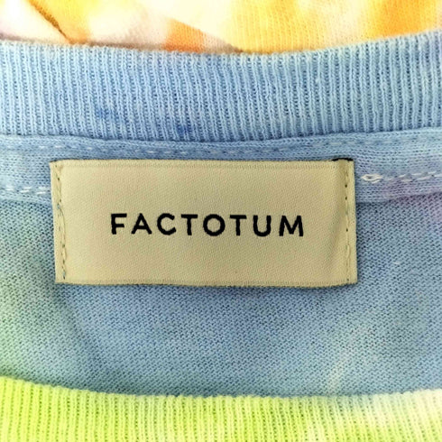 ファクトタム FACTOTUM Tie dye S/S-T-Shirts メンズ JPN:48