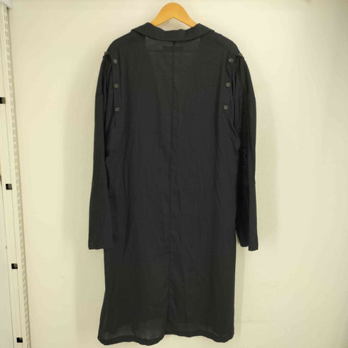 ノットコンベンショナル NOT CONVENTIONAL ショルダーボタンデザイン ギミック ロングシャツ ワンピース ユニセックス メンズ FREE