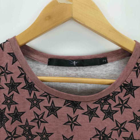 ノーアイディー NO ID. スタープリントTシャツ メンズ JPN:2