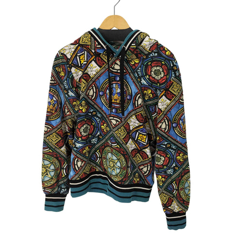 ドルチェアンドガッバーナ DOLCE&GABBANA 総柄プルオーバーパーカー メンズ