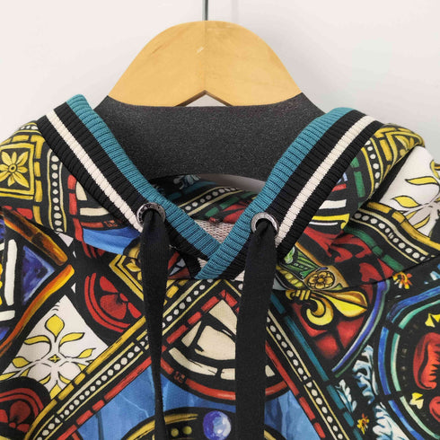 ドルチェアンドガッバーナ DOLCE&GABBANA 総柄プルオーバーパーカー メンズ