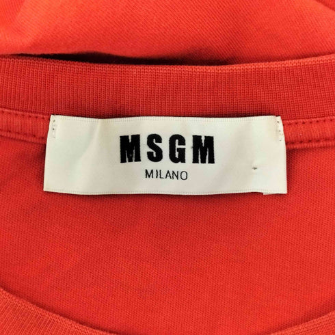 エムエスジーエム MSGM ロゴプリントカットソー メンズ import:XS