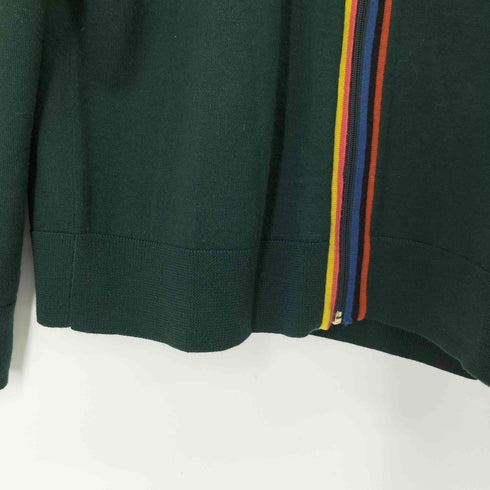 ポールスミス Paul Smith アーティストストライプポイントジップアップニット メンズ import:M