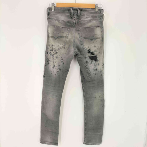ディーゼル DIESEL tepphar ダメージ加工スキニーデニムパンツ メンズ 26/30