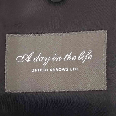 アデイインザライフユナイテッドアローズ A day in the life UNITED ARROWS ウール混チェックテーラードジャケット メンズ JPN:S