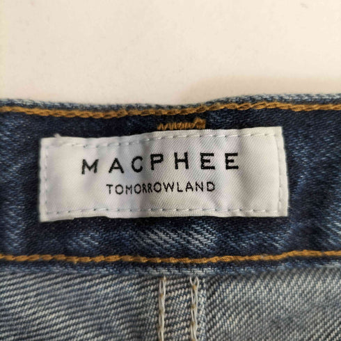 マカフィー MACPHEE コットンデニム ブーツカットパンツ レディース JPN:34