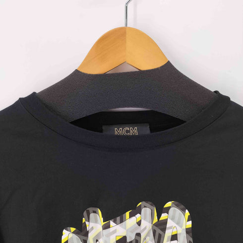 エムシーエム MCM Sommer Cubic Logo クルーネックプリントTシャツ メンズ import:S