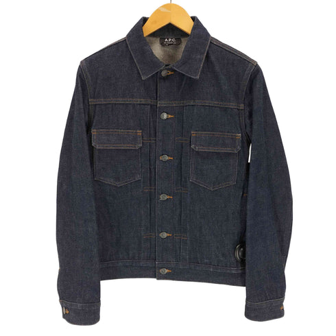アーペーセー A.P.C. 2nd型 リジッドデニムトラッカージャケット メンズ import:XS