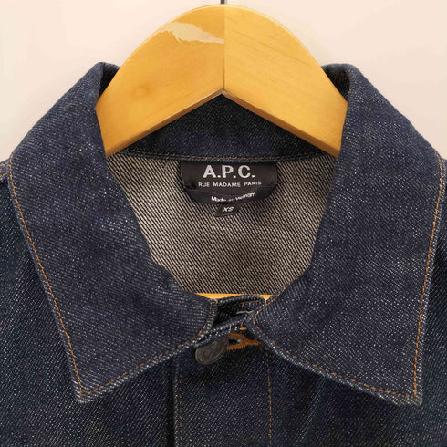 アーペーセー A.P.C. 2nd型 リジッドデニムトラッカージャケット メンズ import:XS