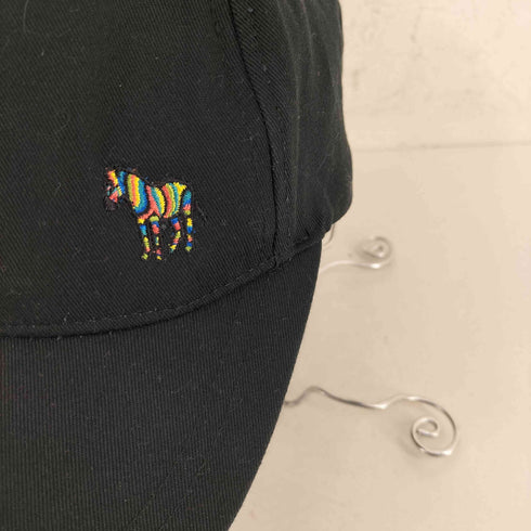 ピーエスポールスミス PS Paul Smith レインボーゼブラロゴ 6パネルキャップ メンズ