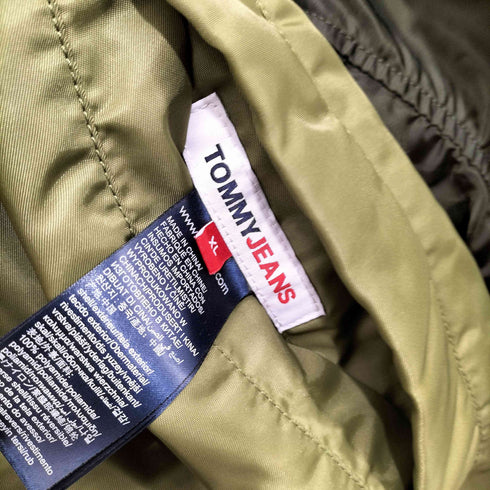 トミージーンズ tommy jeans リバーシブルボンバージャケット ナイロン フリース MA-1 フライトジャケット メンズ import:XL